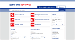 Desktop Screenshot of beverwijk.nl